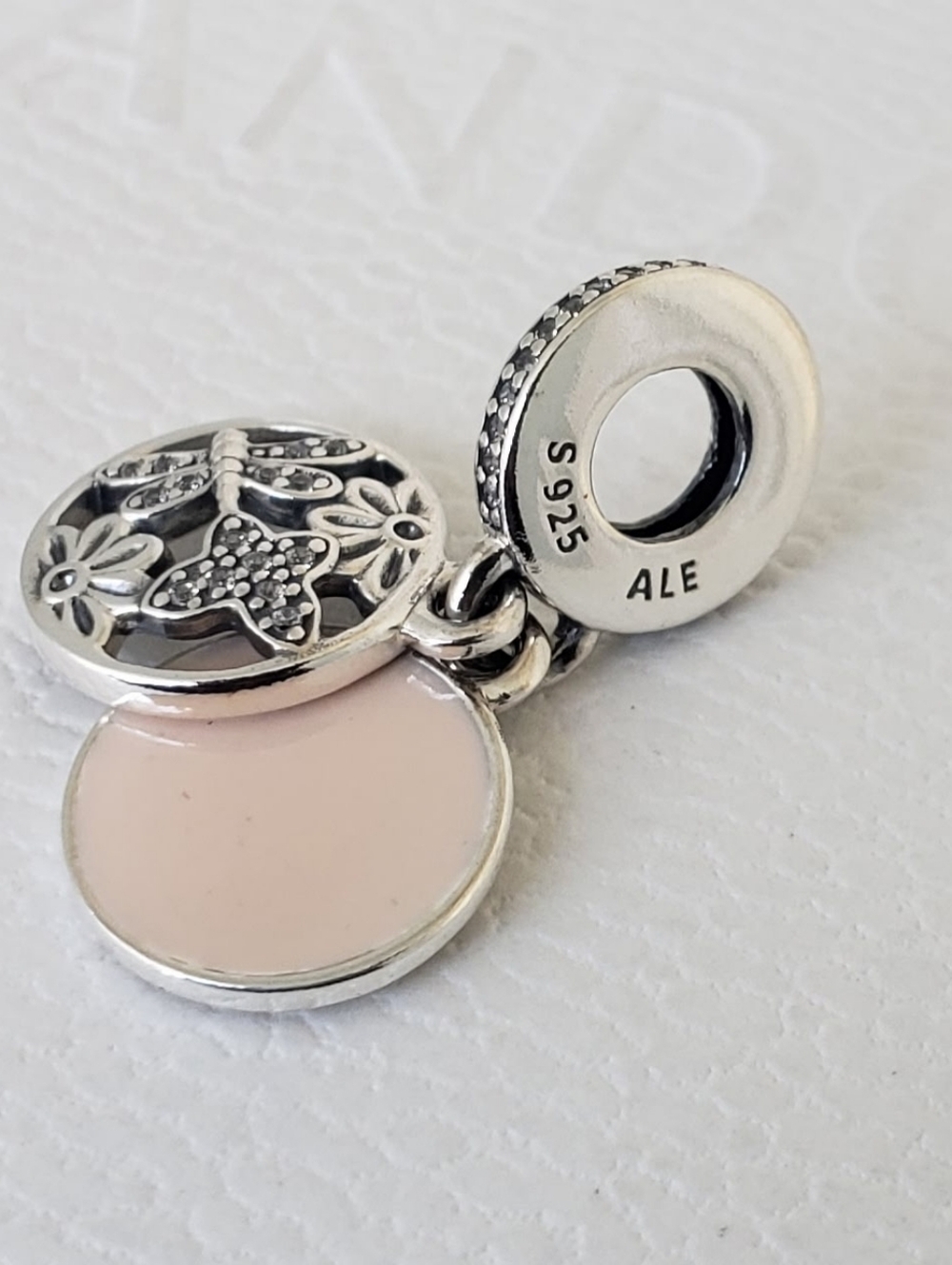 💐Authentic Pandora ⭐️RETIRED⭐️ SPRINGTIME DANGLE CHARM - Picture 3 of 7